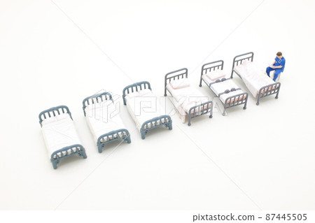 a scale empty ward in modern hospital 87445505