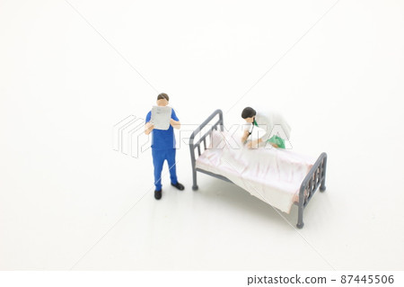 a mini of doctor diagnosis the people 87445506