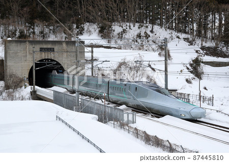 E956 type ALFA-X under test run on the Hokkaido Shinkansen 87445810