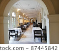 Hotel Dining English White Wall Arch Corridor Restaurant 87445842