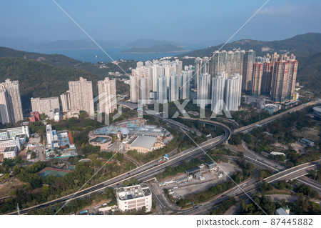 view of Po Shun Road at Tseung Kwan O 27 Feb 2022 87445882