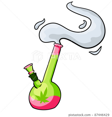 Bong for Smoking tobacco and marijuana. Bong for Smoking tobacco and marijuana. 87446429