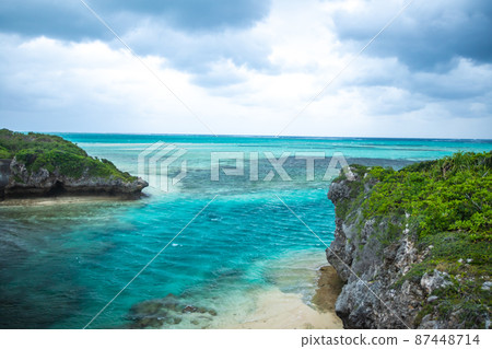 Superb view from Miyakojima Ikema Ohashi parking lot 87448714
