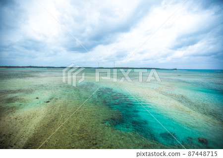 Superb view from Miyakojima Ikema Ohashi parking lot 87448715
