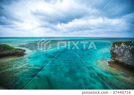 Superb view from Miyakojima Ikema Ohashi parking lot 87448716