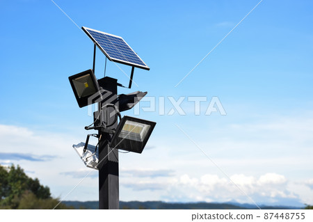 Mini photovoltaic panel systems, soft and selective focus.	 87448755