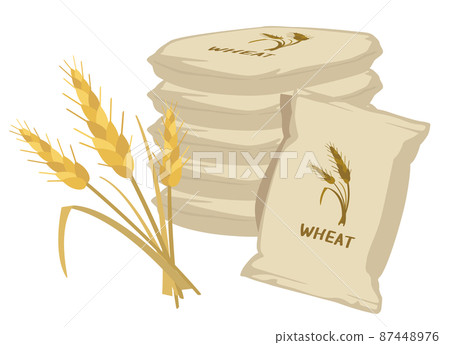 Flour illustration 87448976