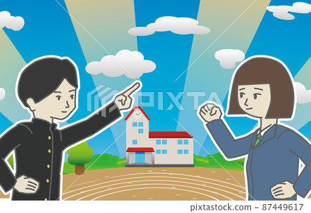 Boys and girls who are motivated to school life 3 Boys and girls who are motivated to school life 3 87449617