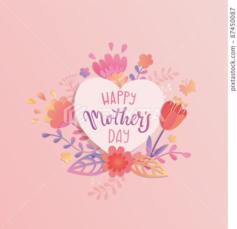 Happy mother day 2022 greeting card,flyer,banner. Happy mother day 2022 greeting card,flyer,banner. 87450087