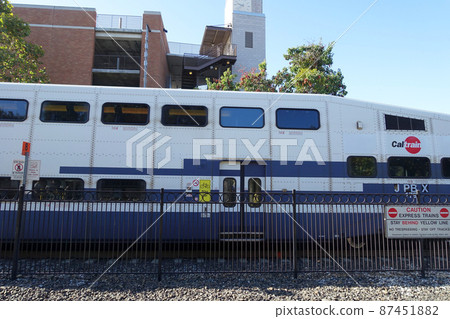 Caltrain vehicle 87451882