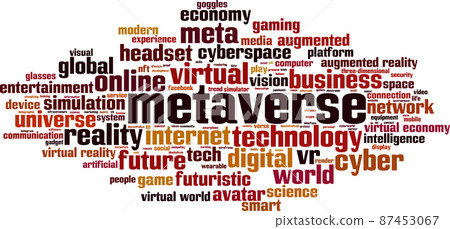 Metaverse word cloud 87453067