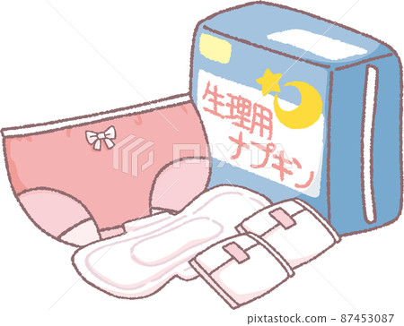 Menstrual products (for night, with wings) 87453087