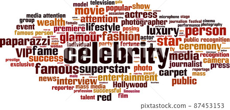 Celebrity word cloud Celebrity word cloud 87453153