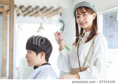 可愛的造型師 87454100