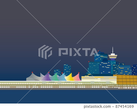 溫哥華溫哥華加拿大地方加拿大地方夜景 溫哥華溫哥華加拿大地方加拿大地方夜景 87454169