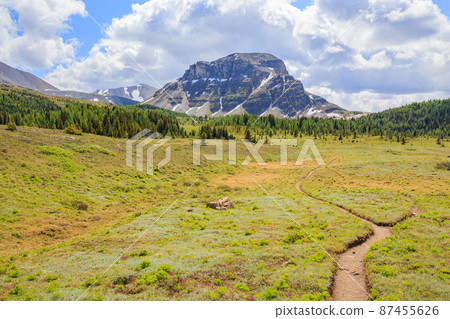 加拿大落基山脈阿西尼博因高線步道的風景 87455626