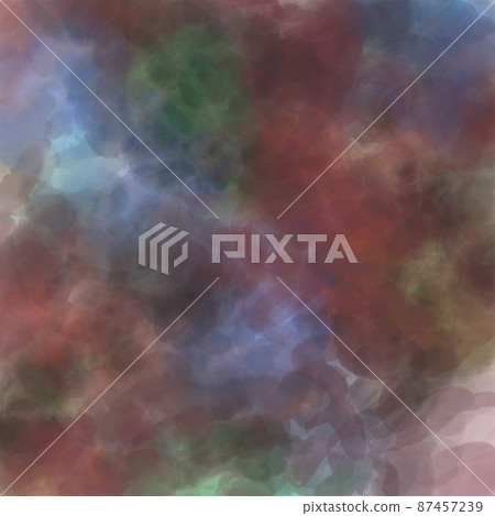 Watercolor background illustration with dark and disturbing texture 87457239