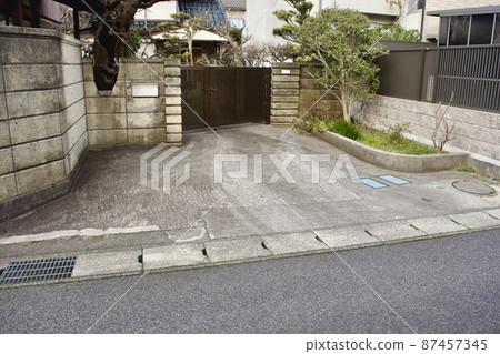 Parking lot of a general house 87457345