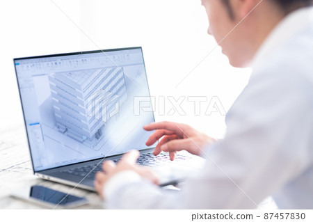 3D CAD 3DCG design 87457830