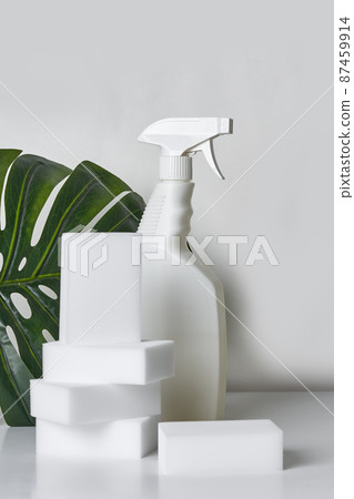 Cleaning service concept. Cleaning chemical bottles. cleaning supplies. House cleaning concept Cleaning service concept. Cleaning chemical bottles. cleaning supplies. House cleaning concept 87459914