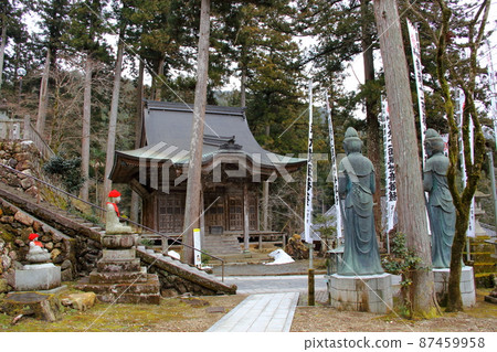 Kegonji Temple in Kegonji Temple in early spring ・ 14 (Kegonji, Ibigawa-cho, Ibi-gun, Gifu Prefecture) 87459958