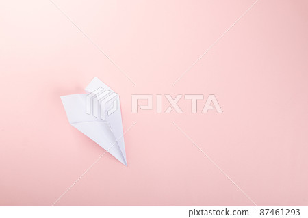 Top view mock up design of airplane travel Top view mock up design of airplane travel 87461293