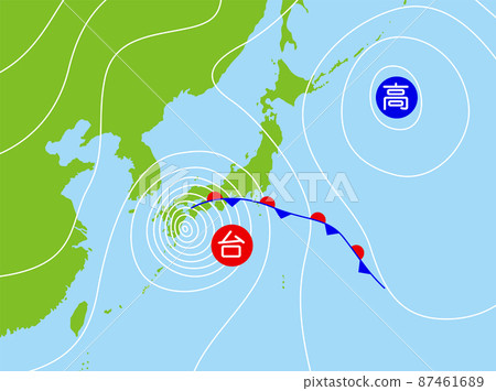 雨季氣壓分佈圖 87461689