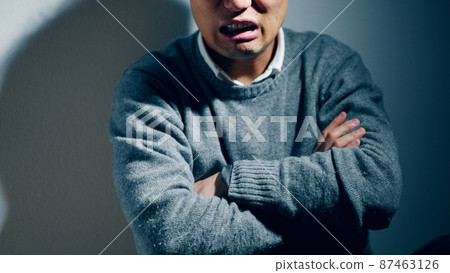 Angry man claimer image Angry man claimer image 87463126