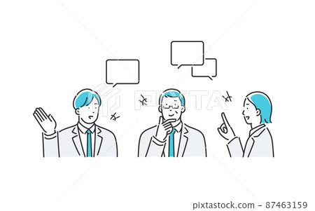 三個上班族談話 三個上班族談話 87463159