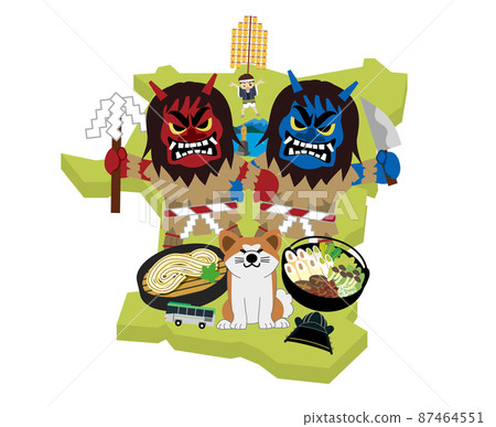 Akita sightseeing trip local gourmet 87464551