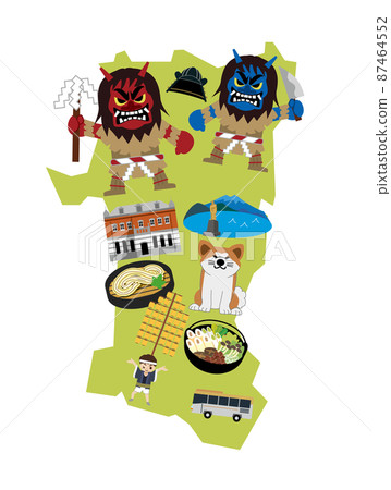 秋田觀光旅遊當地美食 87464552