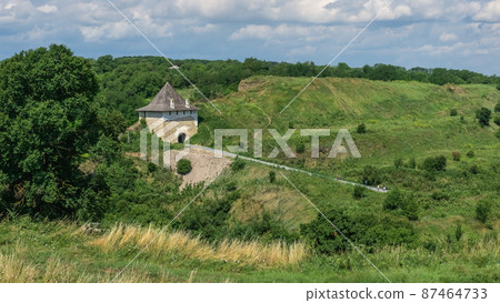Khotyn fortress in Chernivtsi region of Ukraine 87464733