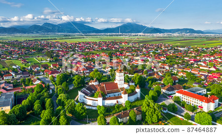 Harman, Brasov - Saxon church in Transylvania Romania Harman, Brasov - Saxon church in Transylvania Romania 87464887