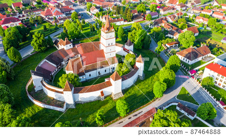 Harman, Brasov - Saxon church in Transylvania Romania Harman, Brasov - Saxon church in Transylvania Romania 87464888