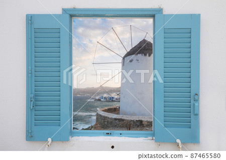 Mykonos island, Greece 87465580