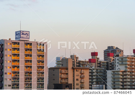 2022年3月大阪市西區堀江和新町夜景 87466045