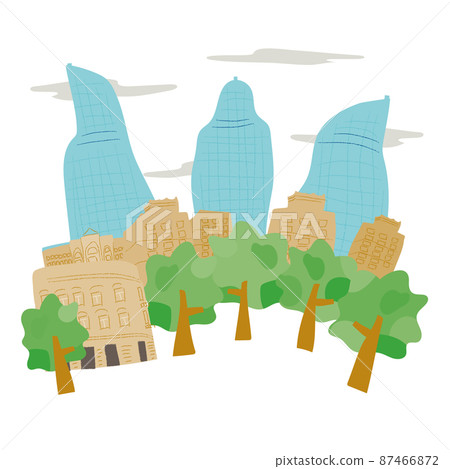 Azerbaijan cityscape Azerbaijan cityscape 87466872