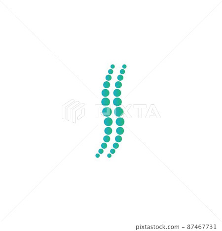 Spine diagnostics symbol logo template vector illustration design Spine diagnostics symbol logo template vector illustration design 87467731
