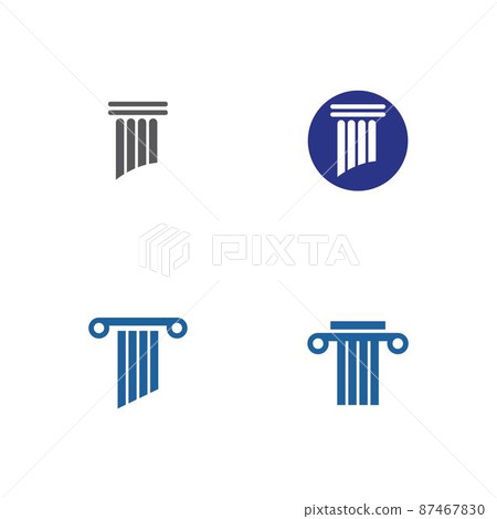 column Logo vector 87467830