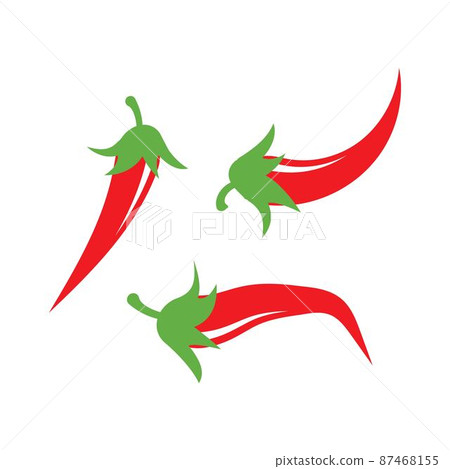 Chili logo vector Chili logo vector 87468155