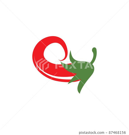 Chili logo vector 87468156