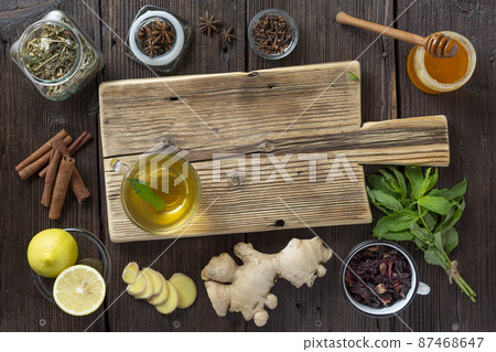 recipe for making health tea according to an old recipe recipe for making health tea according to an old recipe 87468647