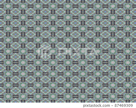Continuous geometric pattern Continuous geometric pattern 87469309