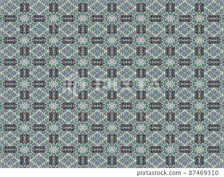 Continuous geometric pattern Continuous geometric pattern 87469310