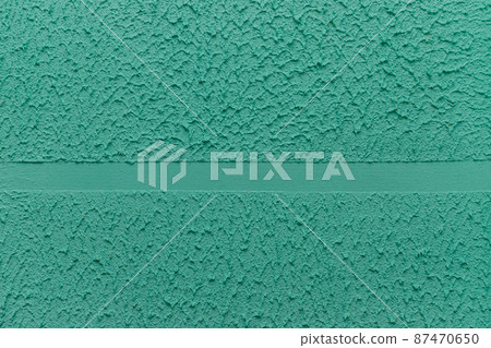 Green aquamarine turquoise azure plaster wall abstract pattern texture coarse surface background rough stucco Green aquamarine turquoise azure plaster wall abstract pattern texture coarse surface background rough stucco 87470650