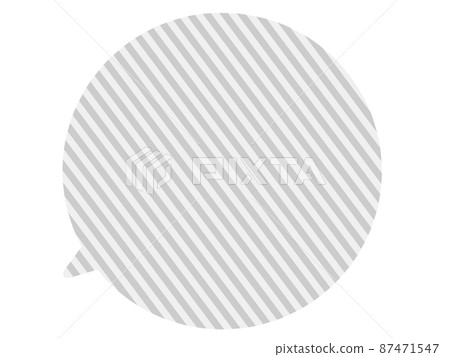 條紋氣球插圖素材 條紋氣球插圖素材 87471547