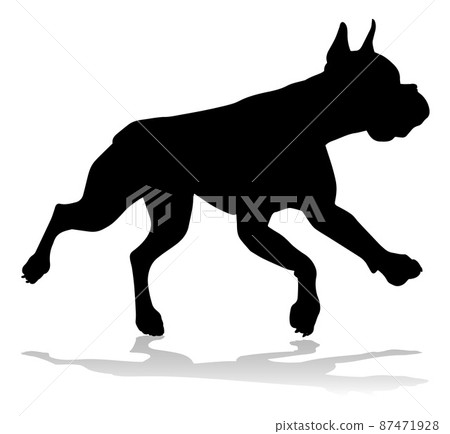 Dog Silhouette Pet Animal 87471928
