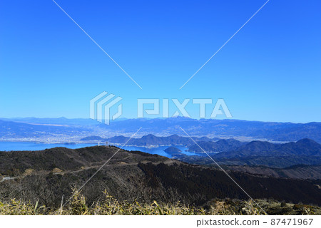 從達摩山眺望駿河灣（靜岡縣伊豆市） 87471967