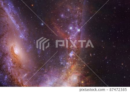 Cosmic landscape. Nebula. Elements of this image furnished by NASA Cosmic landscape. Nebula. Elements of this image furnished by NASA 87472385