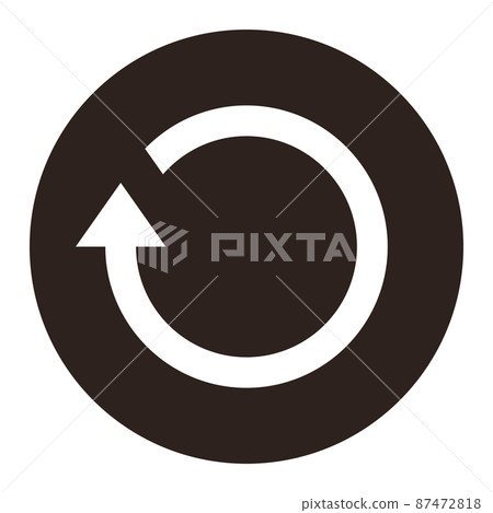 Repeat sign, reload icon, refresh, loading, reset vector symbol 87472818